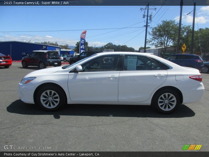 Super White / Ash 2015 Toyota Camry LE