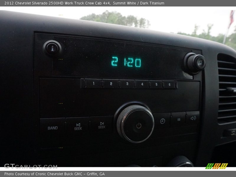 Summit White / Dark Titanium 2012 Chevrolet Silverado 2500HD Work Truck Crew Cab 4x4