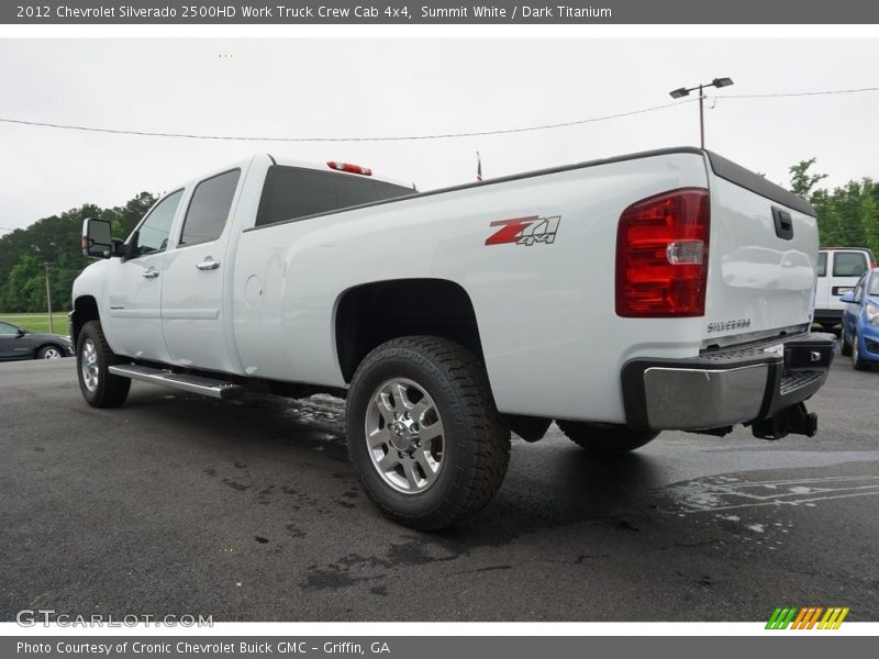 Summit White / Dark Titanium 2012 Chevrolet Silverado 2500HD Work Truck Crew Cab 4x4