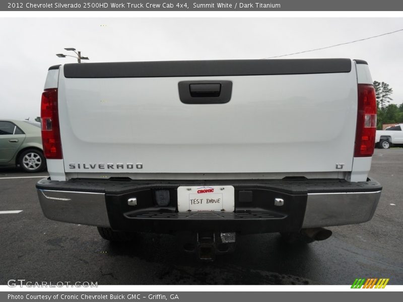 Summit White / Dark Titanium 2012 Chevrolet Silverado 2500HD Work Truck Crew Cab 4x4