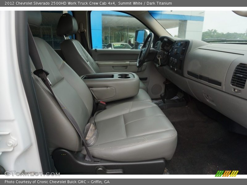 Summit White / Dark Titanium 2012 Chevrolet Silverado 2500HD Work Truck Crew Cab 4x4