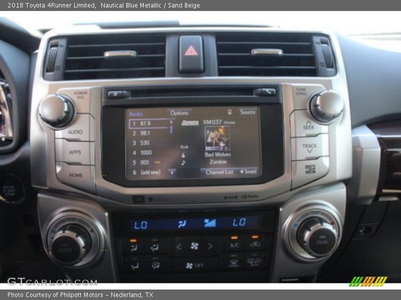 Nautical Blue Metallic / Sand Beige 2018 Toyota 4Runner Limited