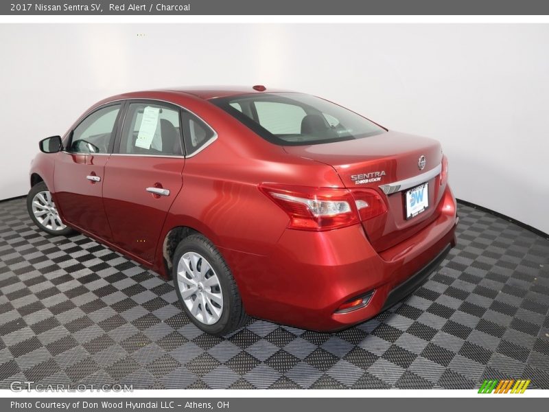 Red Alert / Charcoal 2017 Nissan Sentra SV