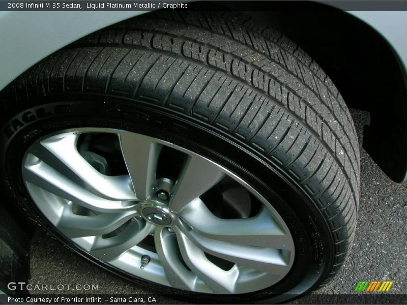 Liquid Platinum Metallic / Graphite 2008 Infiniti M 35 Sedan
