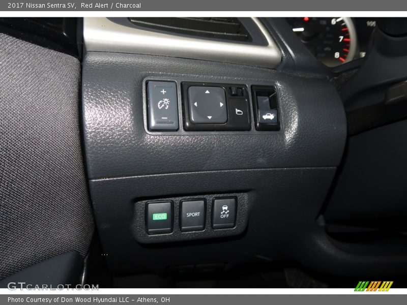 Red Alert / Charcoal 2017 Nissan Sentra SV