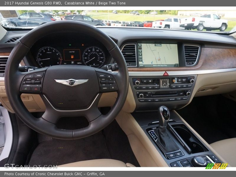 Casablanca White / Beige Two Tone 2017 Hyundai Genesis G80 RWD