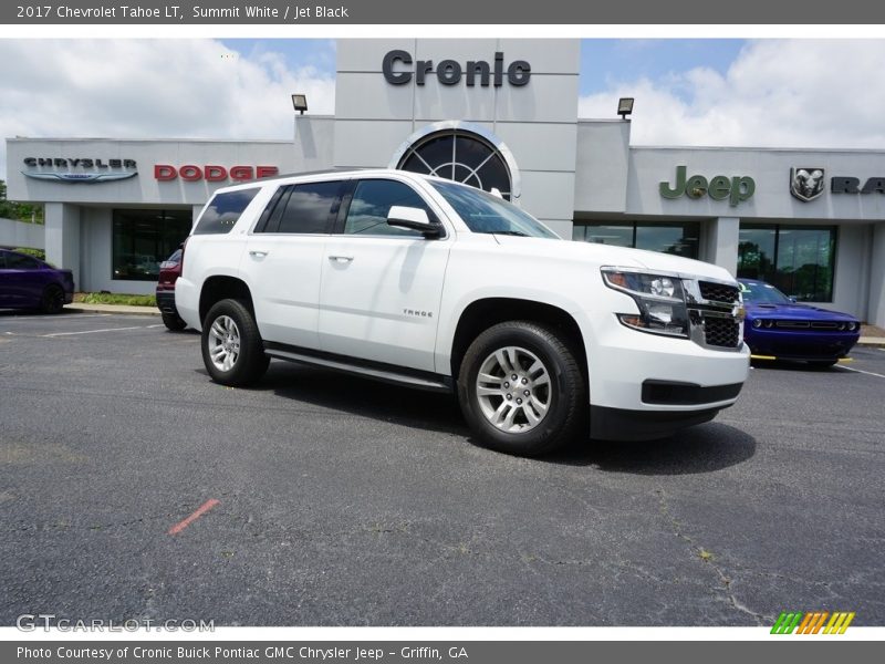 Summit White / Jet Black 2017 Chevrolet Tahoe LT