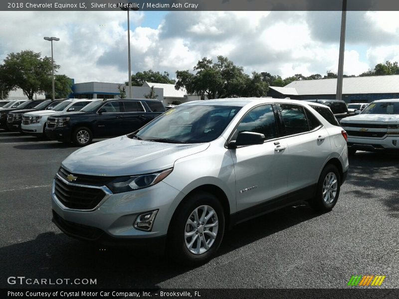 Silver Ice Metallic / Medium Ash Gray 2018 Chevrolet Equinox LS