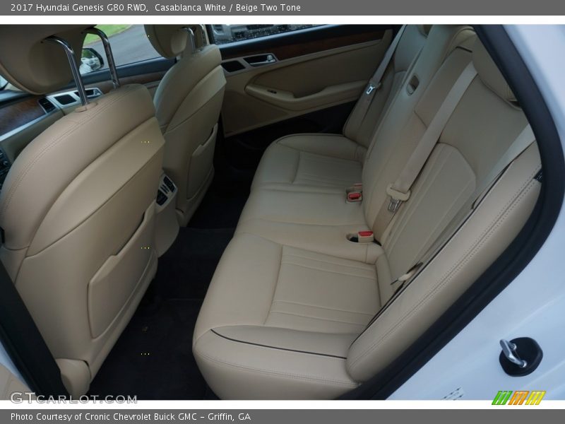 Casablanca White / Beige Two Tone 2017 Hyundai Genesis G80 RWD