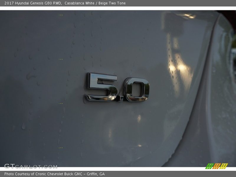 Casablanca White / Beige Two Tone 2017 Hyundai Genesis G80 RWD