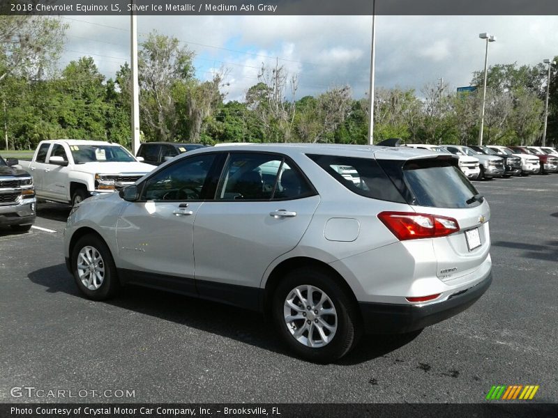 Silver Ice Metallic / Medium Ash Gray 2018 Chevrolet Equinox LS