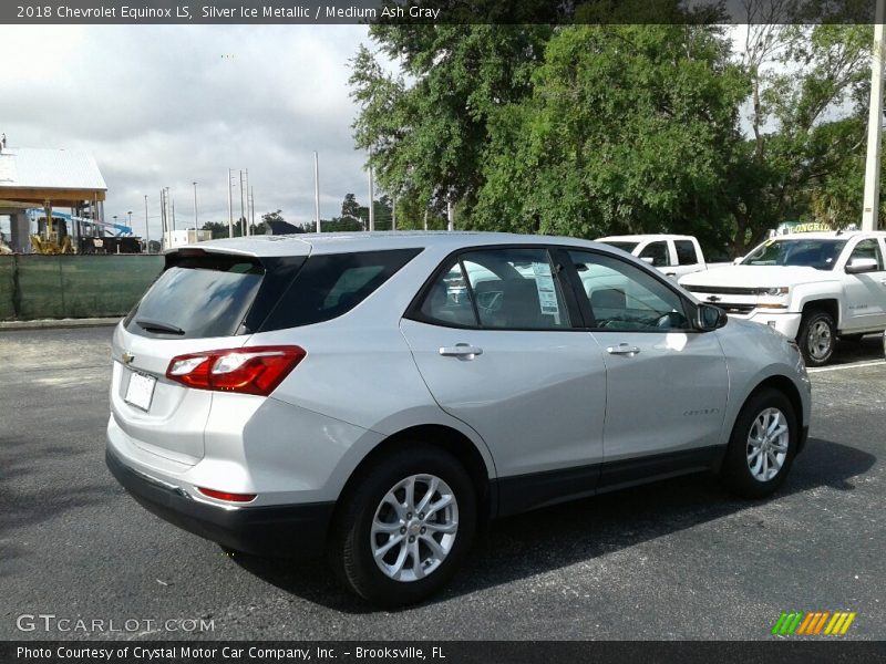 Silver Ice Metallic / Medium Ash Gray 2018 Chevrolet Equinox LS