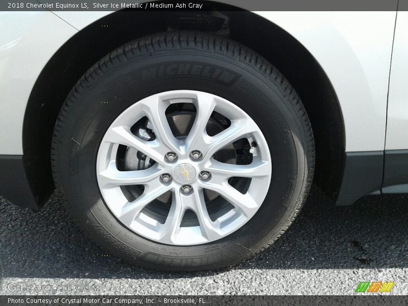 Silver Ice Metallic / Medium Ash Gray 2018 Chevrolet Equinox LS