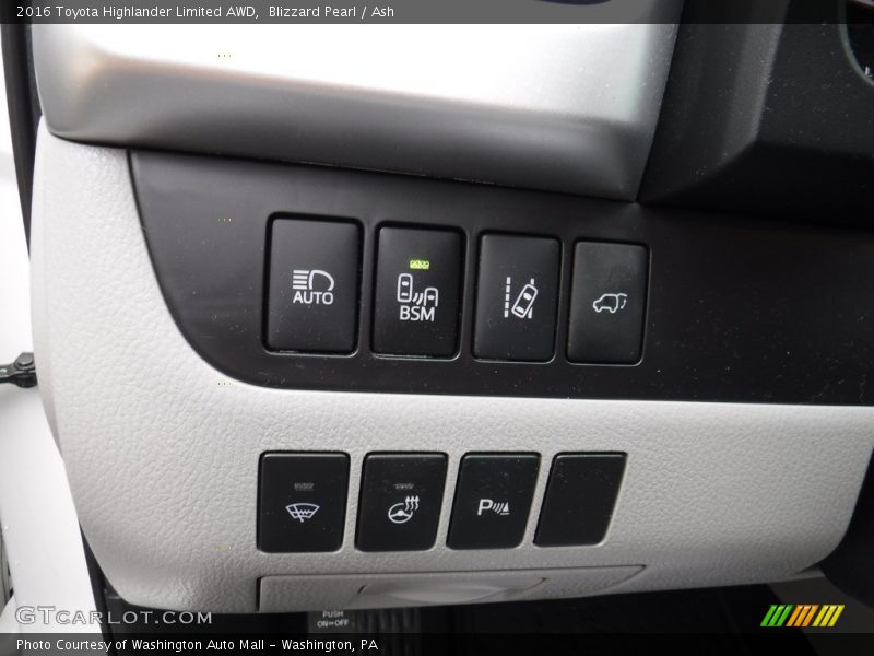 Blizzard Pearl / Ash 2016 Toyota Highlander Limited AWD