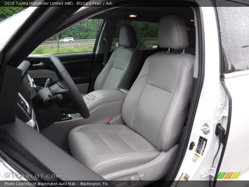 Blizzard Pearl / Ash 2016 Toyota Highlander Limited AWD