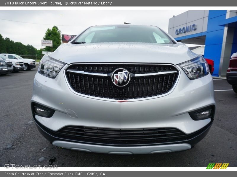 Quicksilver Metallic / Ebony 2018 Buick Encore Sport Touring