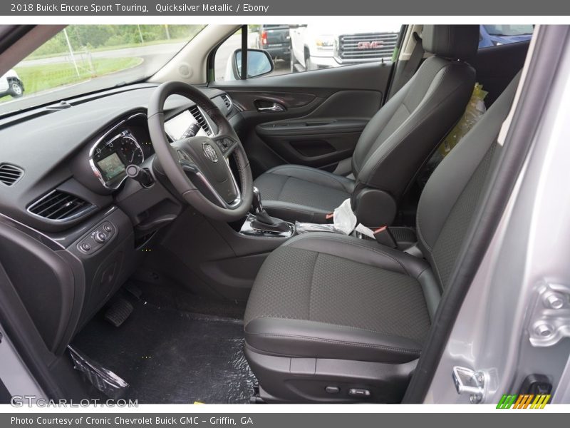 Quicksilver Metallic / Ebony 2018 Buick Encore Sport Touring