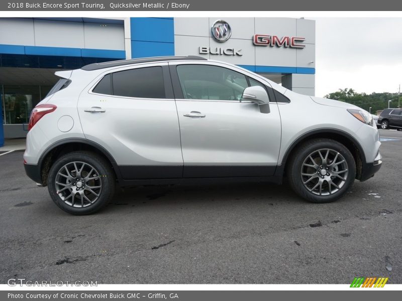 Quicksilver Metallic / Ebony 2018 Buick Encore Sport Touring