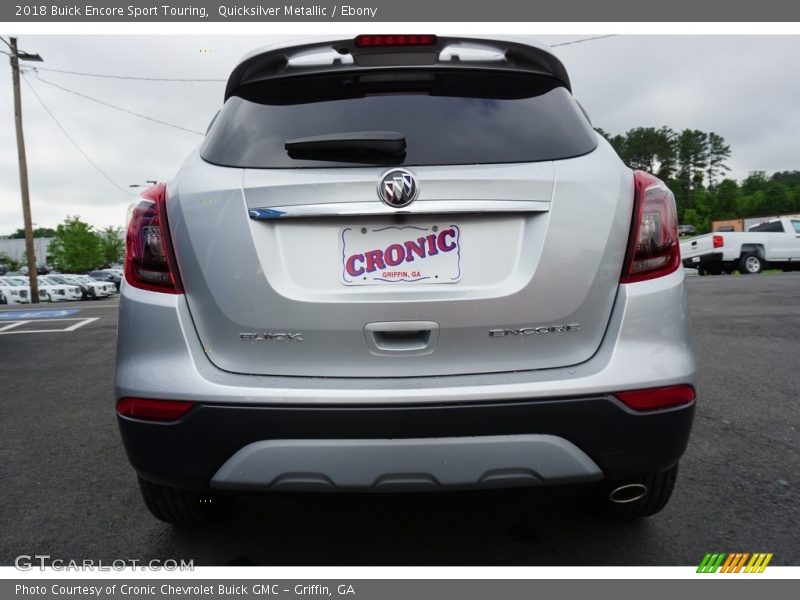 Quicksilver Metallic / Ebony 2018 Buick Encore Sport Touring