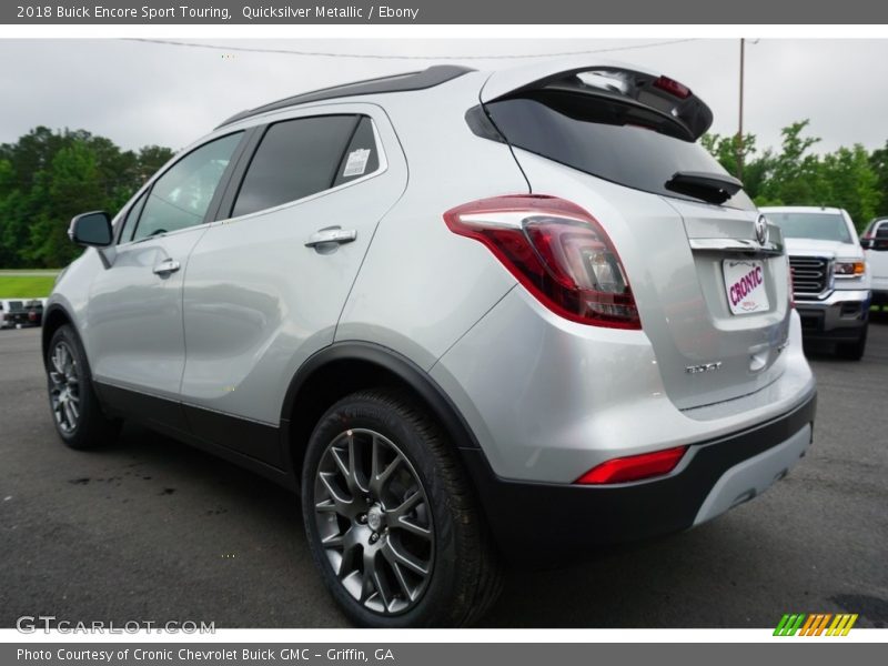 Quicksilver Metallic / Ebony 2018 Buick Encore Sport Touring