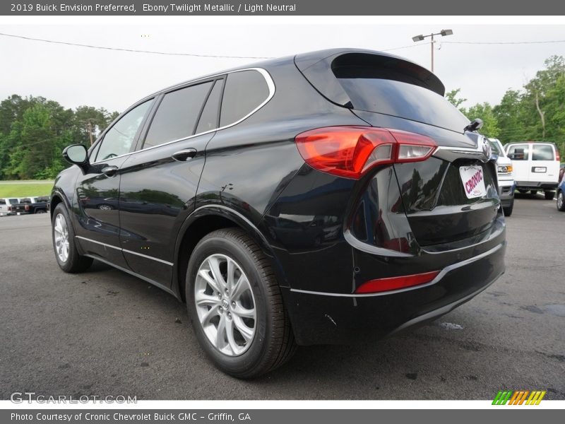 Ebony Twilight Metallic / Light Neutral 2019 Buick Envision Preferred