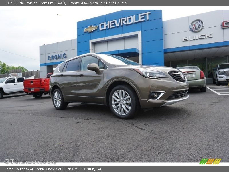 Bronze Alloy Metallic / Light Neutral 2019 Buick Envision Premium II AWD