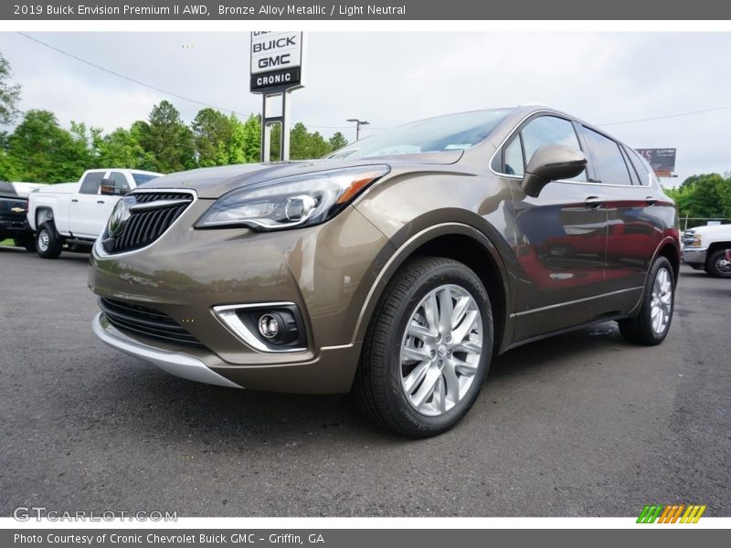 Bronze Alloy Metallic / Light Neutral 2019 Buick Envision Premium II AWD