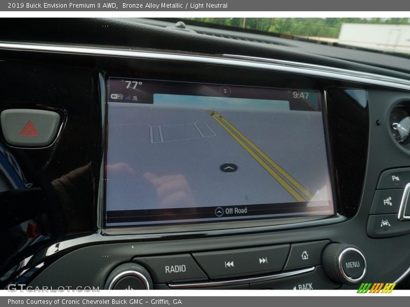 Navigation of 2019 Envision Premium II AWD
