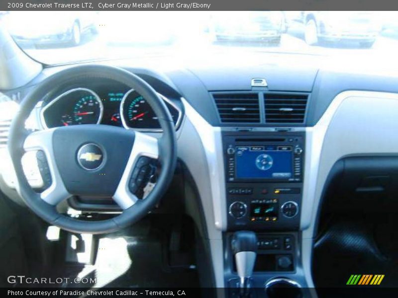 Cyber Gray Metallic / Light Gray/Ebony 2009 Chevrolet Traverse LTZ