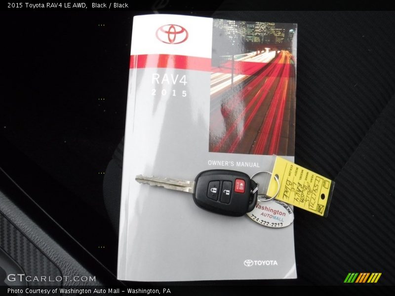 Black / Black 2015 Toyota RAV4 LE AWD