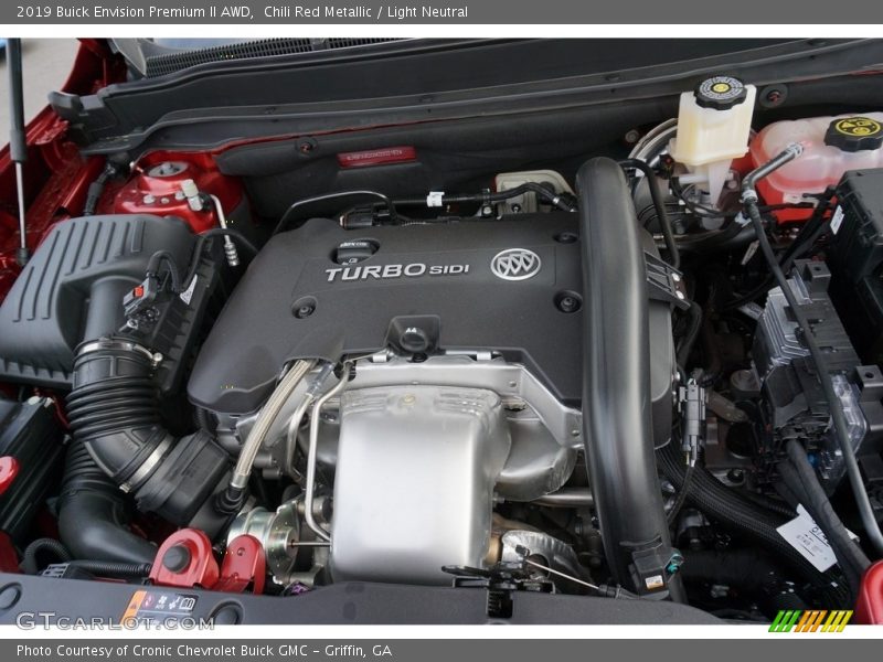  2019 Envision Premium II AWD Engine - 2.0 Liter Turbocharged DOHC 16-Valve VVT 4 Cylinder