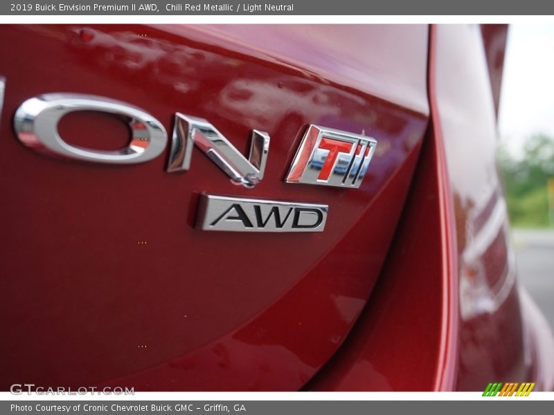 Chili Red Metallic / Light Neutral 2019 Buick Envision Premium II AWD