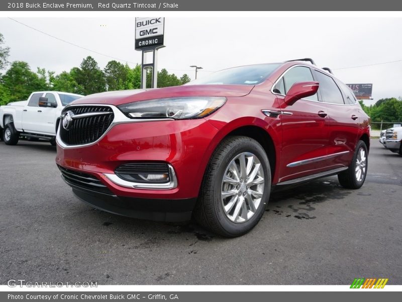 Red Quartz Tintcoat / Shale 2018 Buick Enclave Premium