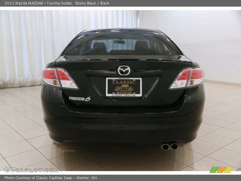 Ebony Black / Black 2011 Mazda MAZDA6 i Touring Sedan