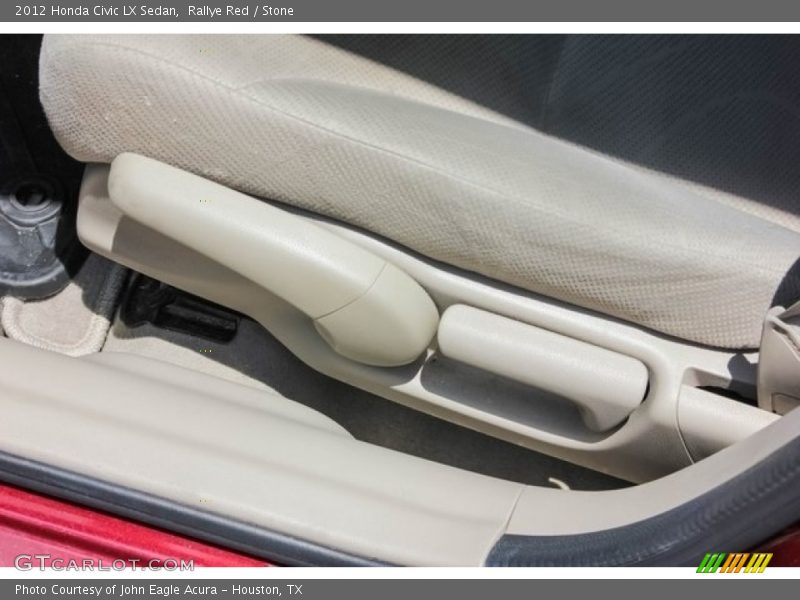Rallye Red / Stone 2012 Honda Civic LX Sedan