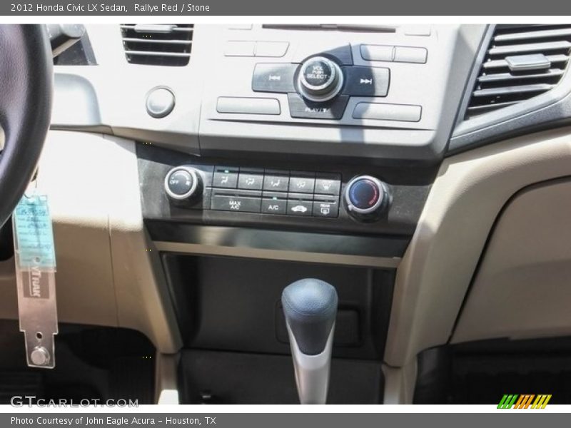 Rallye Red / Stone 2012 Honda Civic LX Sedan