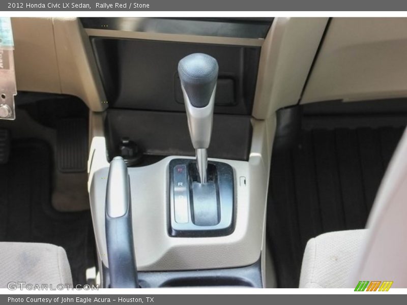 Rallye Red / Stone 2012 Honda Civic LX Sedan