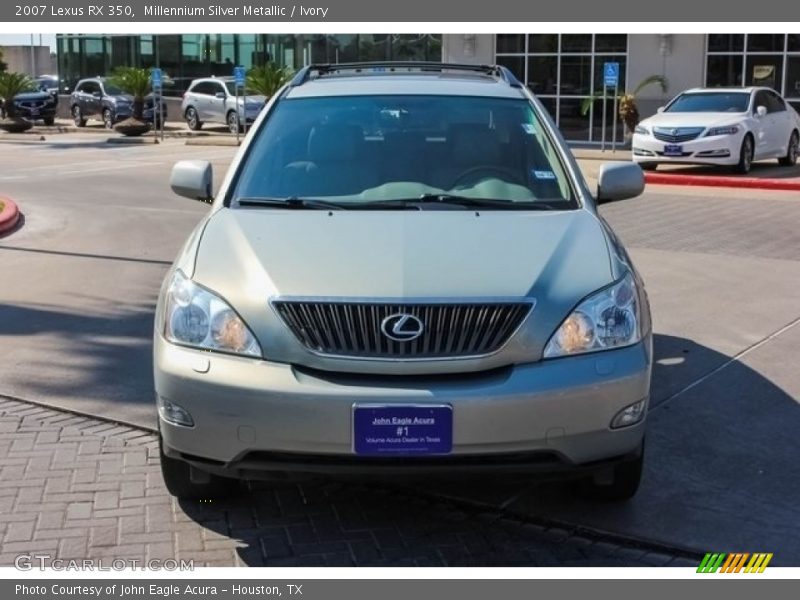 Millennium Silver Metallic / Ivory 2007 Lexus RX 350