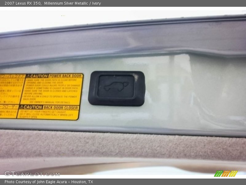 Millennium Silver Metallic / Ivory 2007 Lexus RX 350