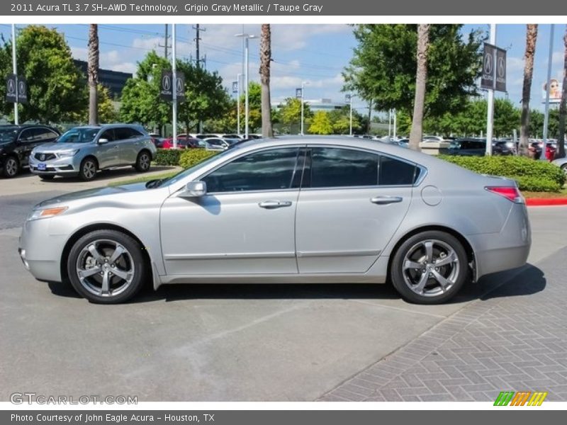 Grigio Gray Metallic / Taupe Gray 2011 Acura TL 3.7 SH-AWD Technology