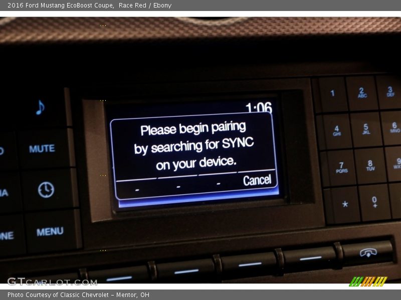 Race Red / Ebony 2016 Ford Mustang EcoBoost Coupe