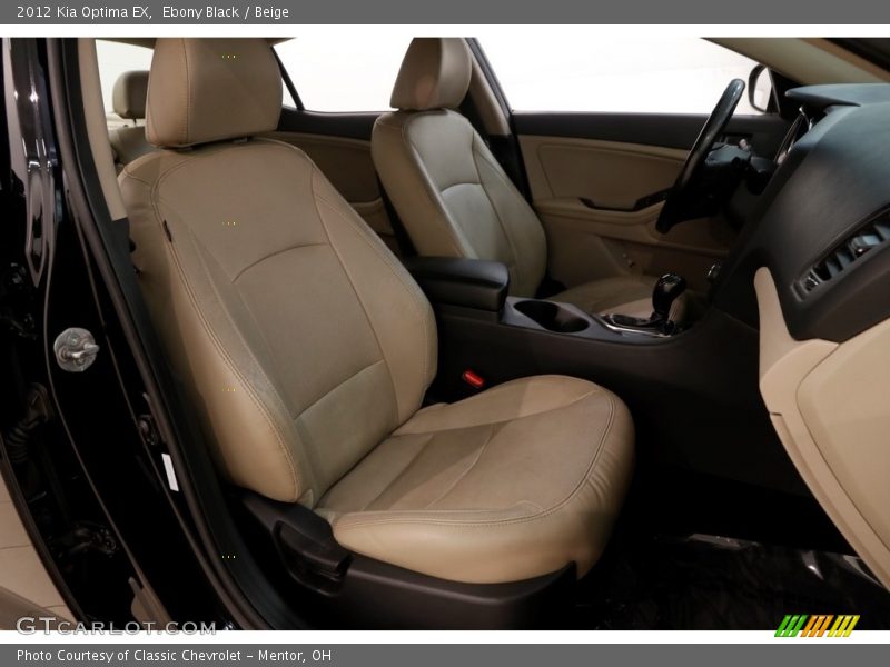 Ebony Black / Beige 2012 Kia Optima EX