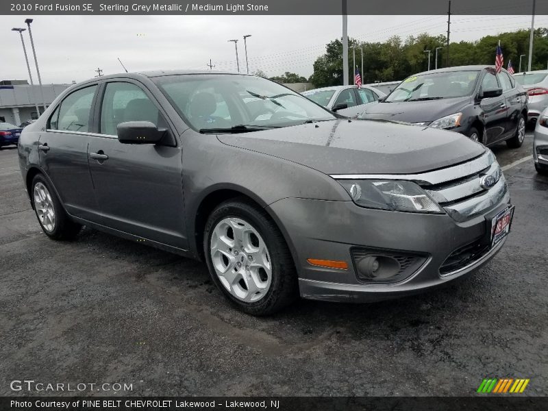 Sterling Grey Metallic / Medium Light Stone 2010 Ford Fusion SE