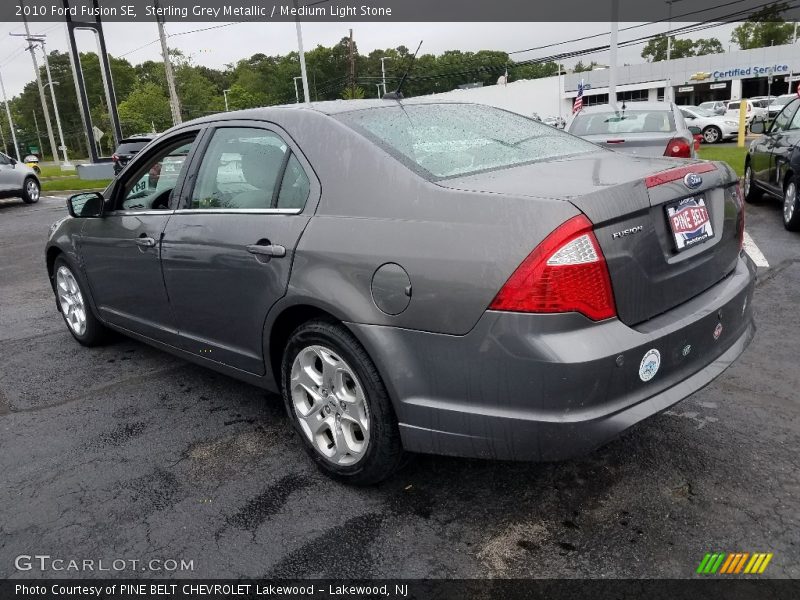 Sterling Grey Metallic / Medium Light Stone 2010 Ford Fusion SE