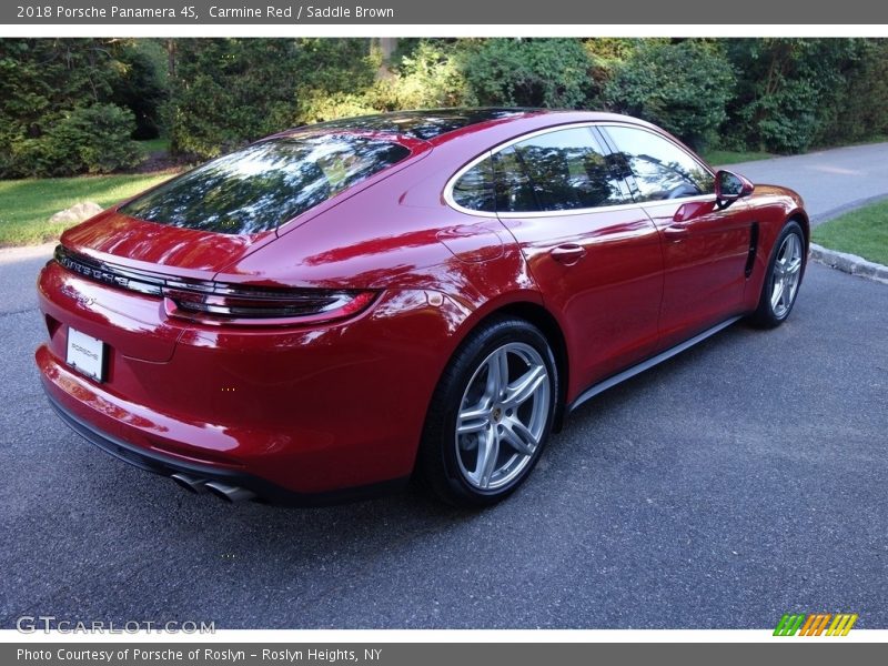 Carmine Red / Saddle Brown 2018 Porsche Panamera 4S