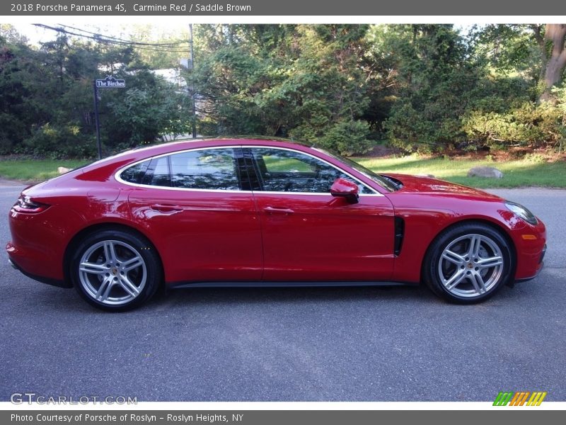 Carmine Red / Saddle Brown 2018 Porsche Panamera 4S