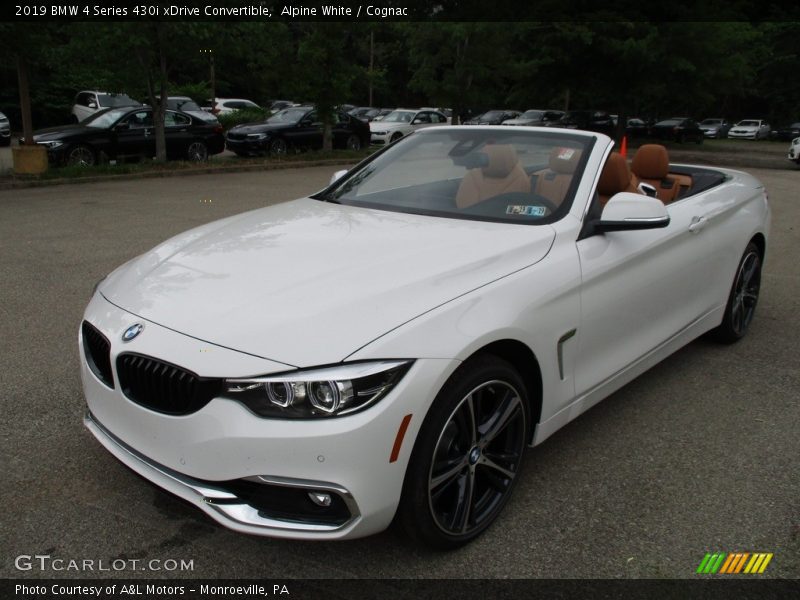 Alpine White / Cognac 2019 BMW 4 Series 430i xDrive Convertible