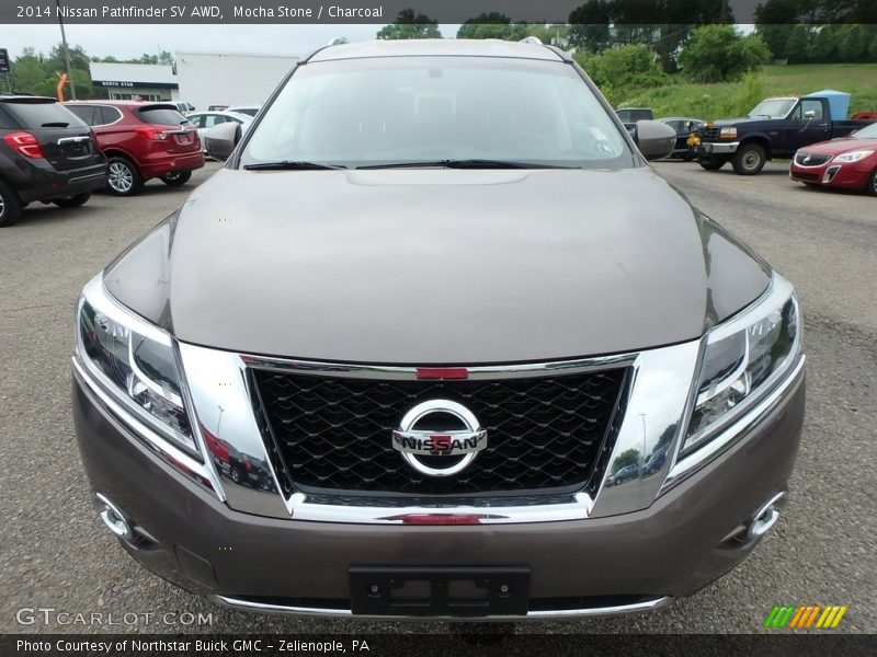 Mocha Stone / Charcoal 2014 Nissan Pathfinder SV AWD