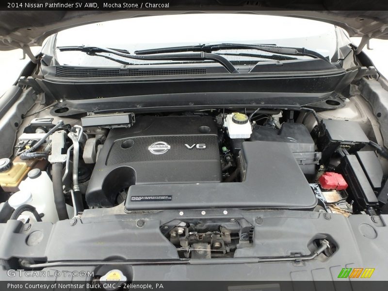 Mocha Stone / Charcoal 2014 Nissan Pathfinder SV AWD