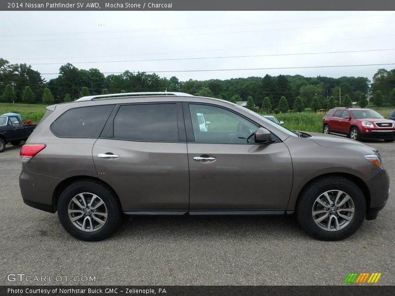 Mocha Stone / Charcoal 2014 Nissan Pathfinder SV AWD